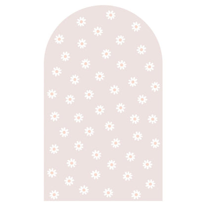 Sticker arche Fleur Rose Pâle
