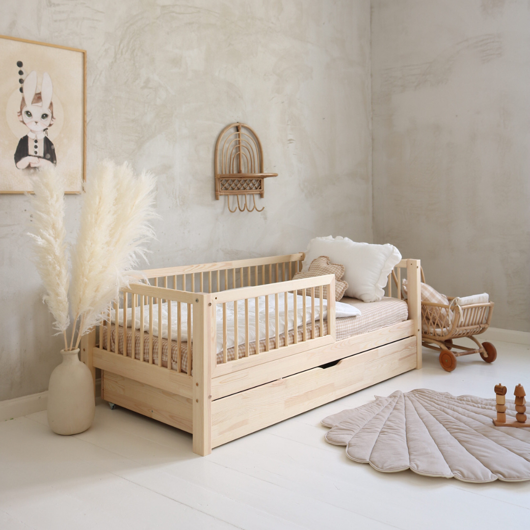 Lit Montessori Alba 90x190cm avec tiroir