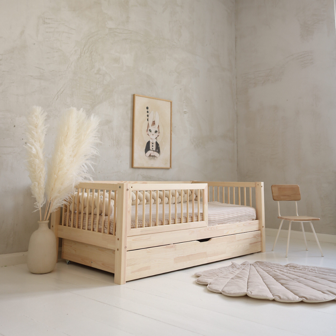 Lit Montessori Alba 90x190cm avec tiroir