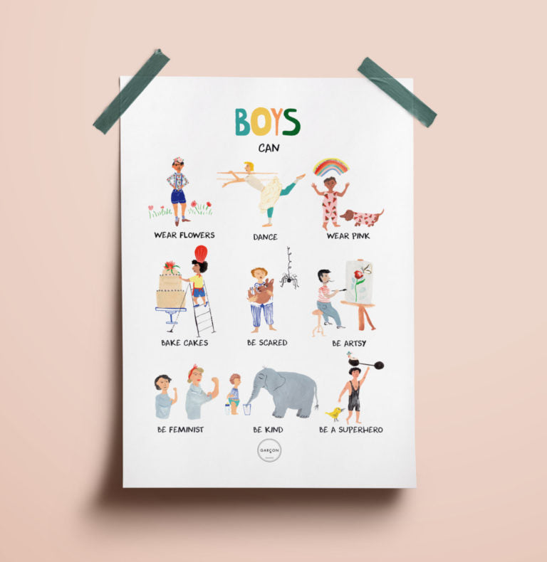 Poster "Boys can"