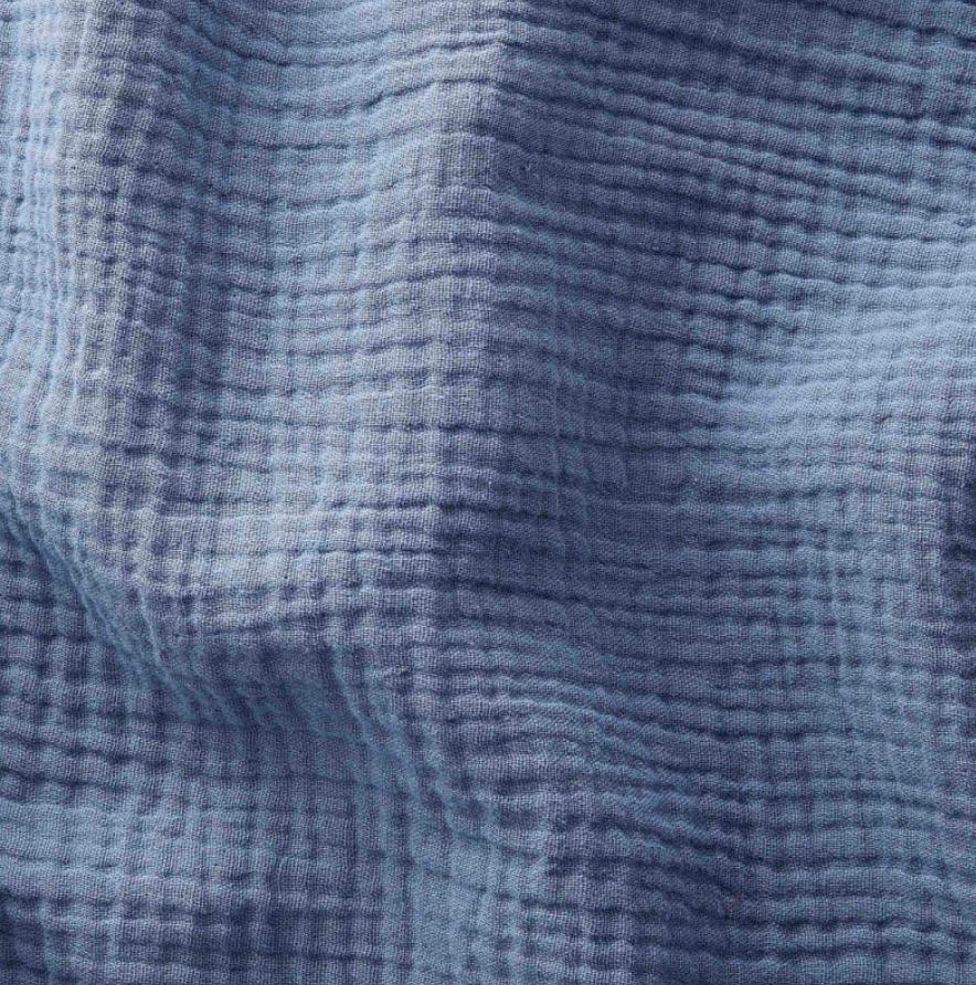 Ciel de lit cabane (pack de 2) Bleu jean