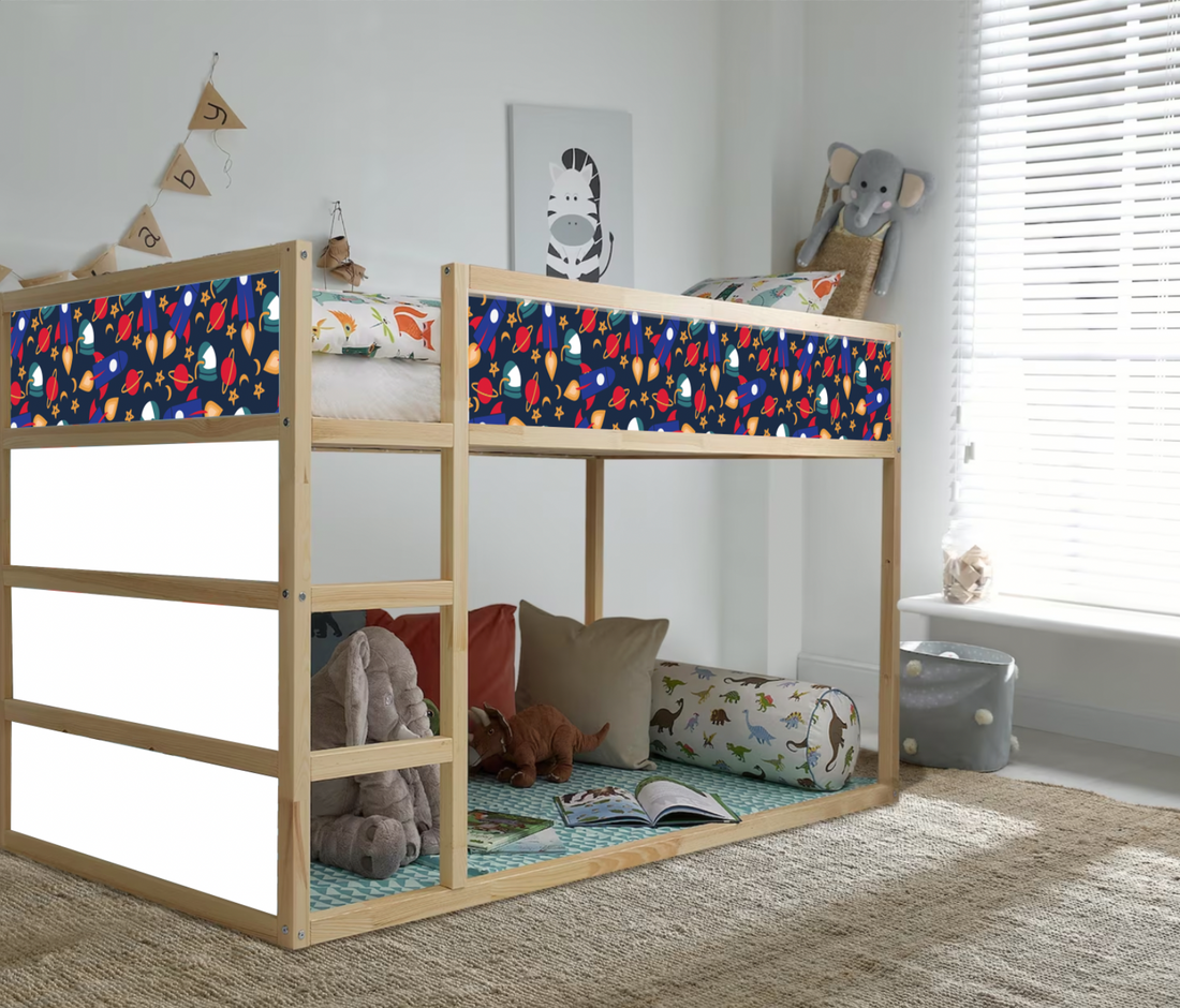 Kura Ikea bedsticker - Raketten