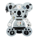 Busy board Montessori - Koala Gris