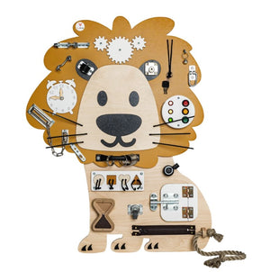 Busy board Montessori Lion