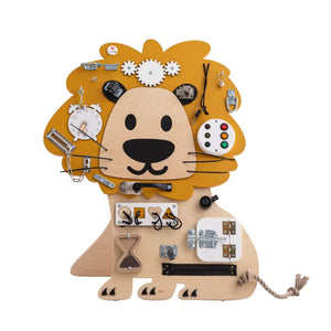 Busy board Montessori Lion