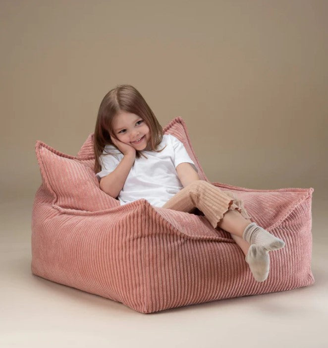 Fauteuil velours Rose