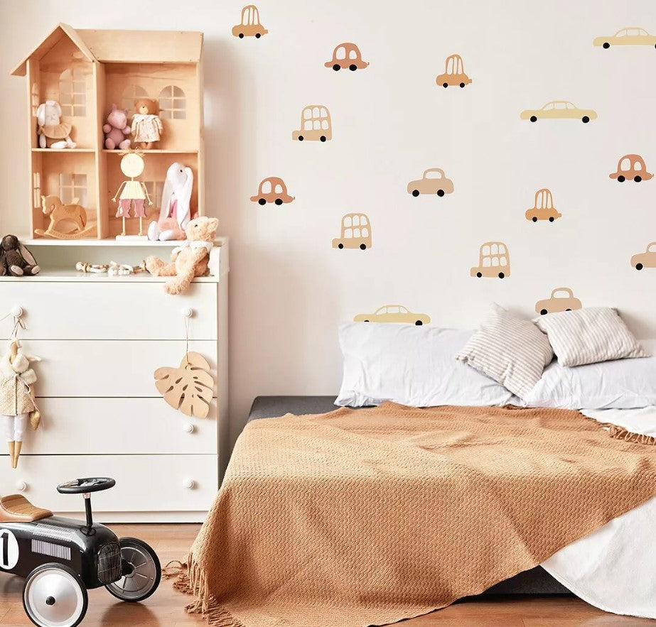 Autocollant sticker chambre enfant Voitures - Nude