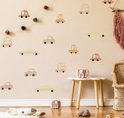 Autocollant sticker chambre enfant Voitures - Nude