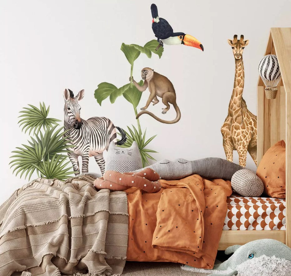 Autocollant sticker chambre enfant Jungle