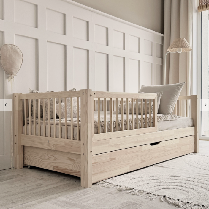 Lit Montessori Alba 90x190cm avec tiroir lit d&