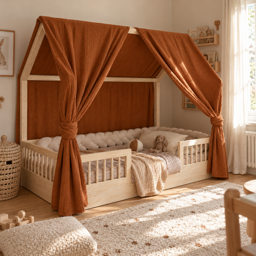 Ciel de lit cabane (pack de 2) Ecureuil
