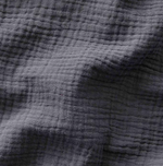 Drap housse double gaze coton BIO - Gris