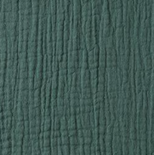 Couverture plaid enfant gaze de coton Vert Eucalyptus