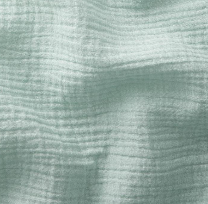 Hoeslaken van biologisch katoenen mousseline bed Frederick en Paul - Beige - 70x130 cm