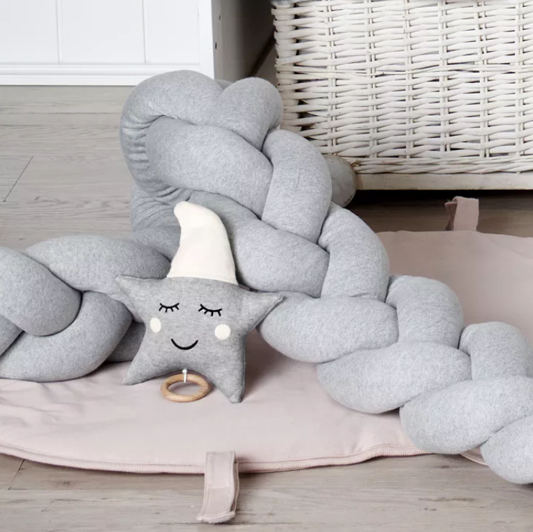 Mobile musical bébé Gris
