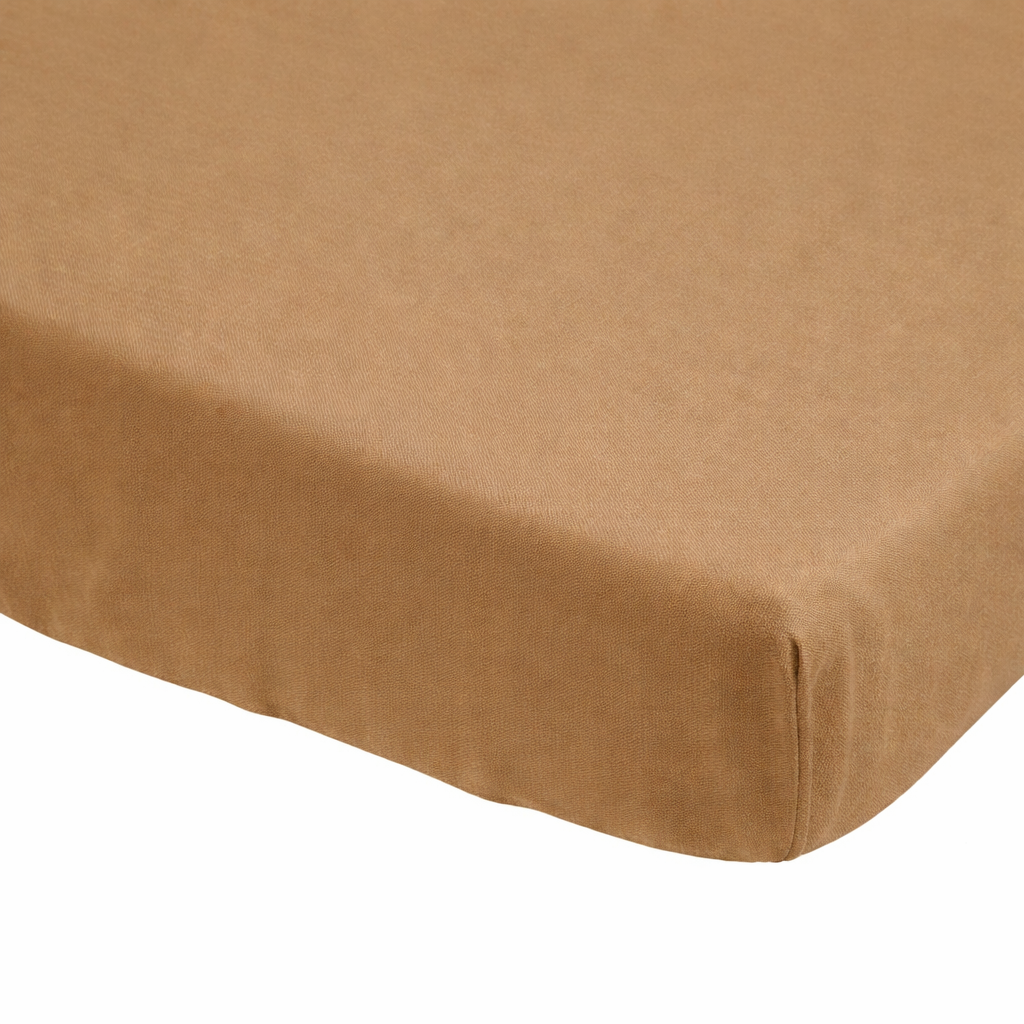 Drap housse enfant camel