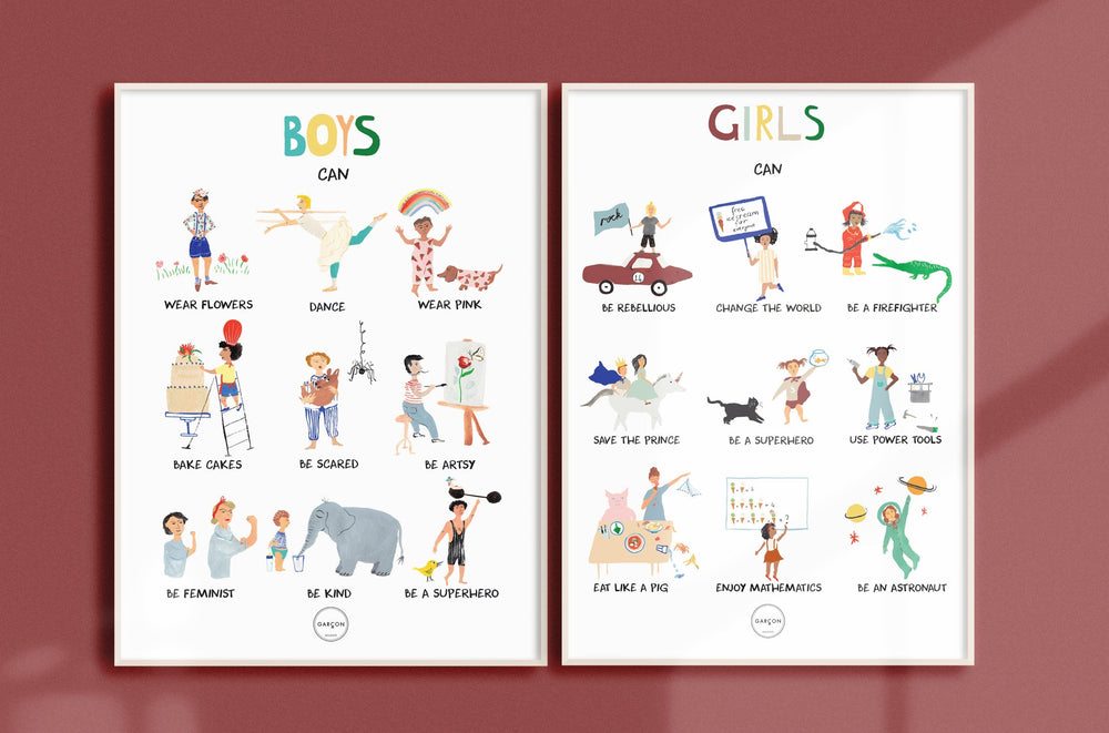 Poster "Boys can"