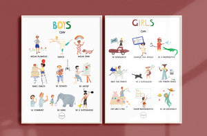 Poster "Girls can"