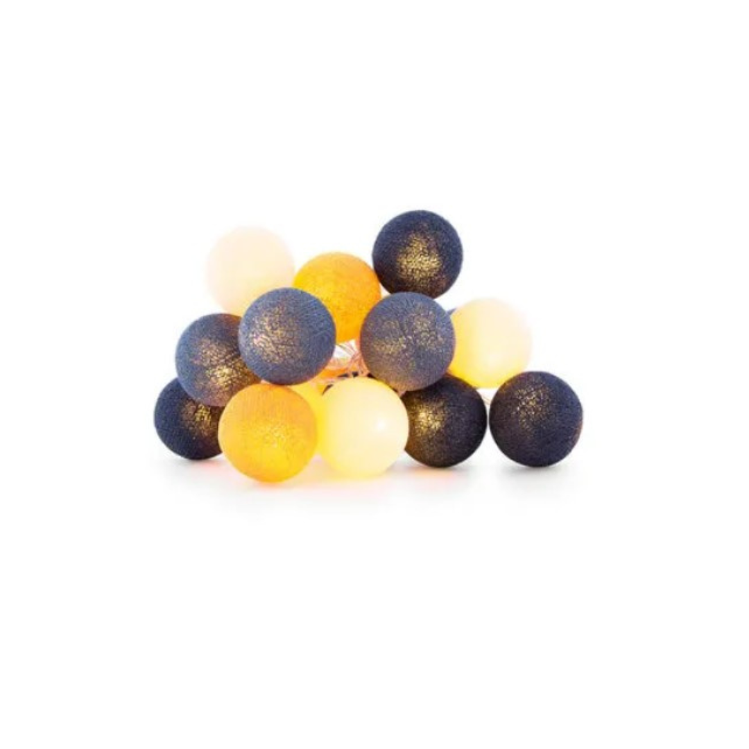 LED-lichtslinger - Blauw &amp;amp; Mosterdgeel
