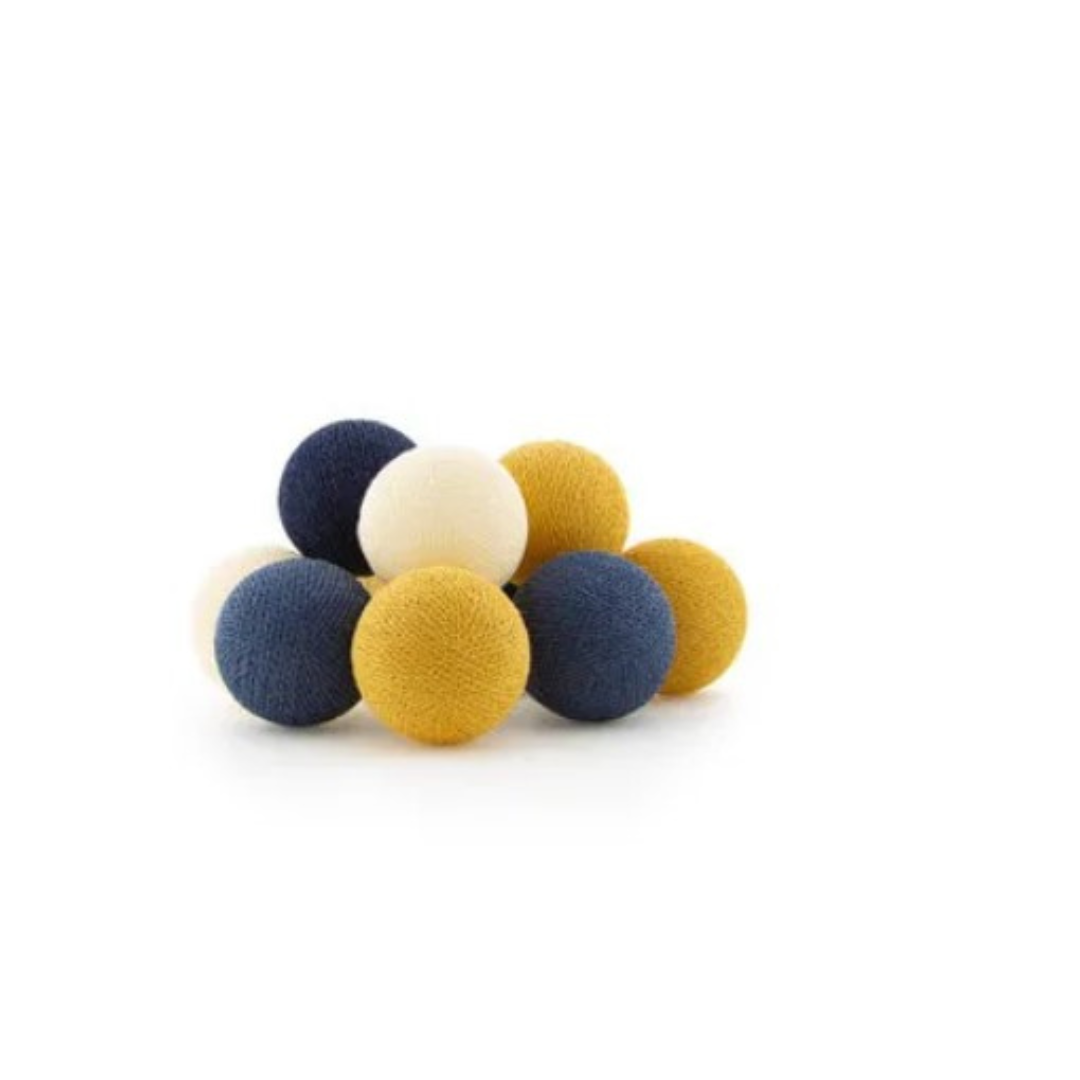 LED-lichtslinger - Blauw &amp;amp; Mosterdgeel