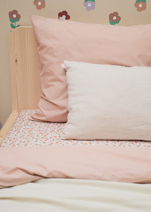 Drap housse enfant 90x200cm - Fleuri