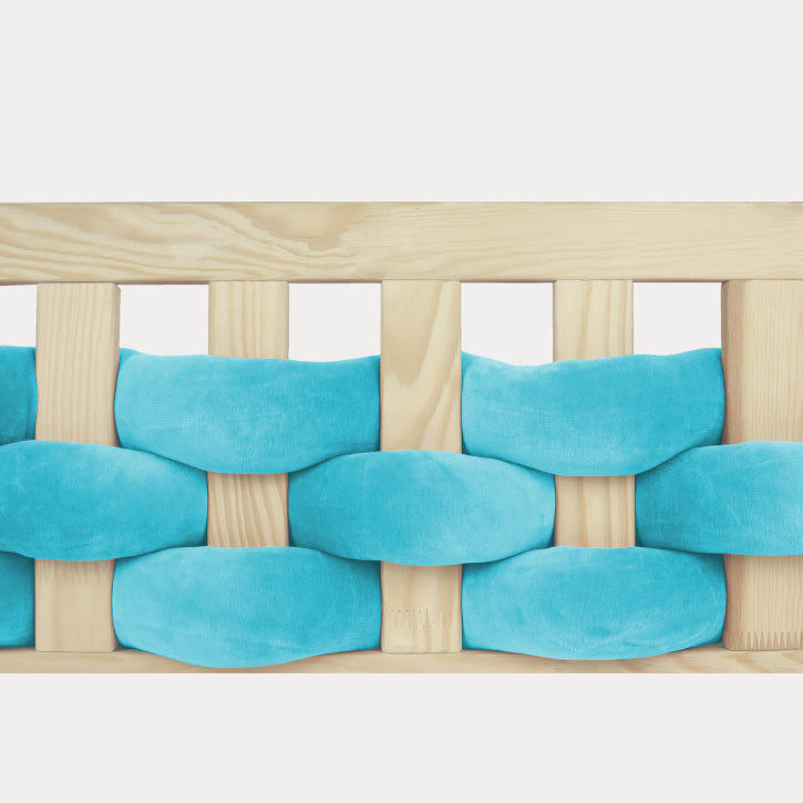 Tresse de lit Bleu lagon