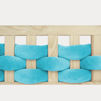 Tresse de lit Bleu lagon
