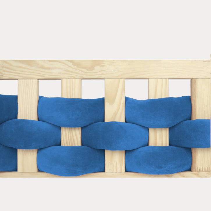 Tresse de lit Bleu