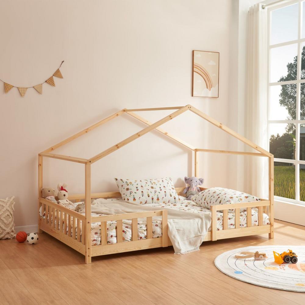 Lit Cabane Montessori Avec Barriere