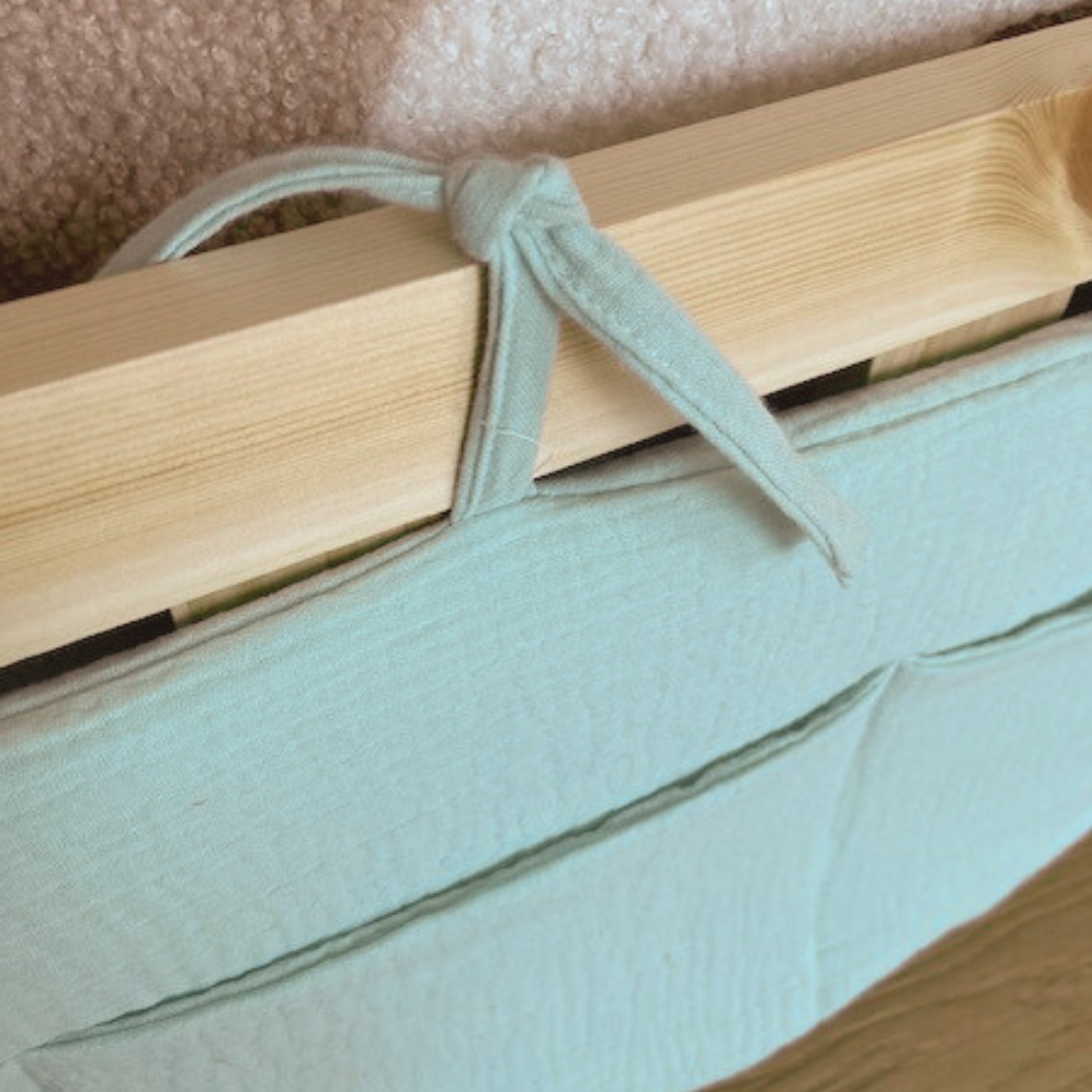 Pochette de rangement lit - Vert menthe