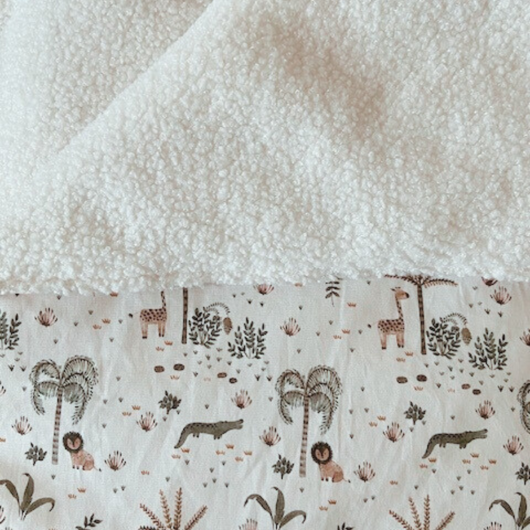 Couverture plaid enfant Jungle