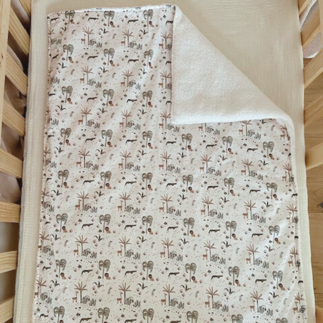 Couverture plaid enfant Jungle