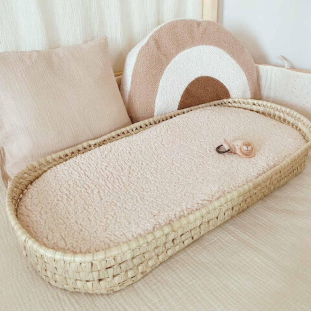 Panier à langer + matelas + housse bouclette