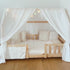 Ciel de lit cabane (pack de 2) Blanc