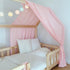 Ciel de lit cabane Rose blush