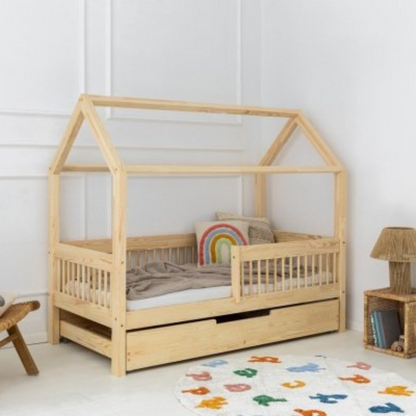 Cabine bed met lade 90x200cm