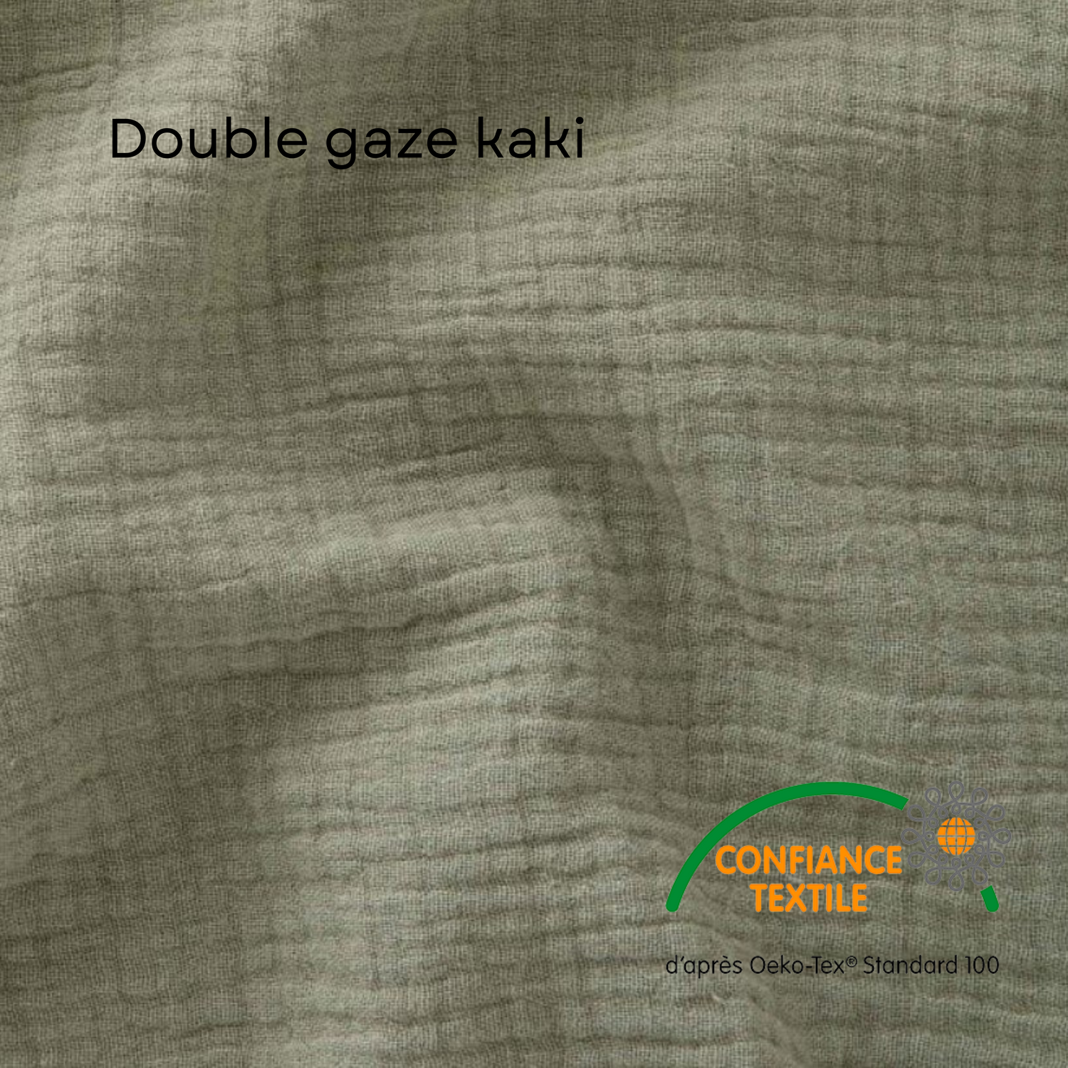 Ciel de lit cabane Vert Kaki
