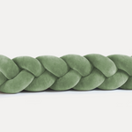 Tresse de lit vert eucalyptus 180cm