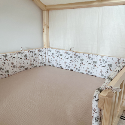Tour de lit cabane Oscar Jungle