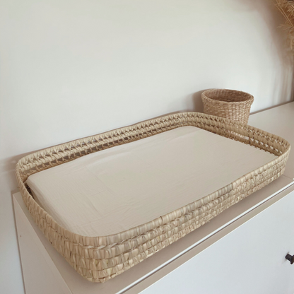 Rechthoekige luiermand + matras + kleur hoes naar keuze