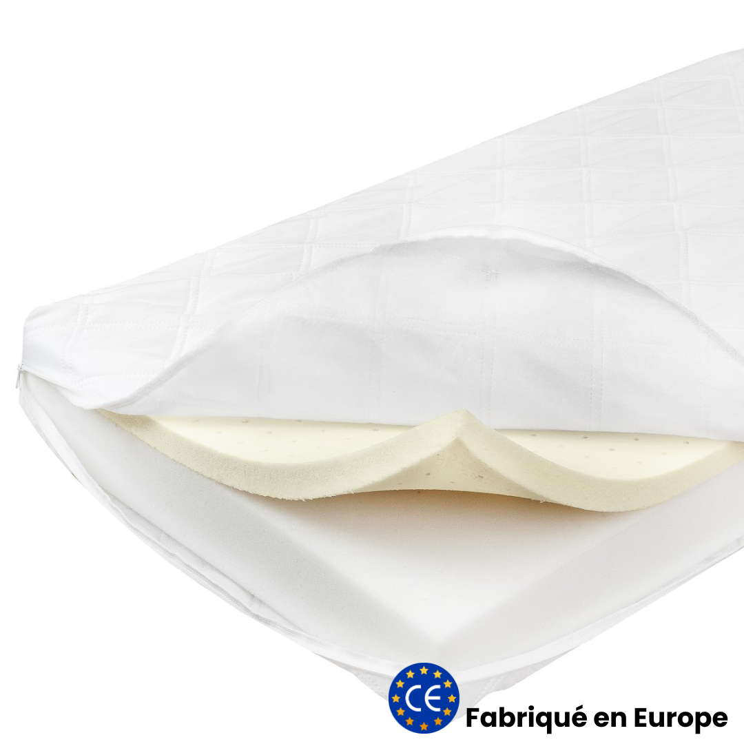 Matelas enfant 70x140cm - Mousse &amp; latex