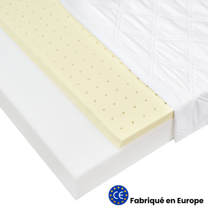 Matelas enfant 70x140cm - Mousse &amp; latex