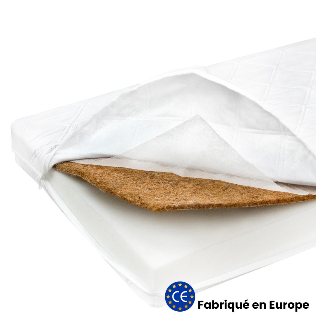 Matelas enfant Mousse &amp; coco 80x160cm