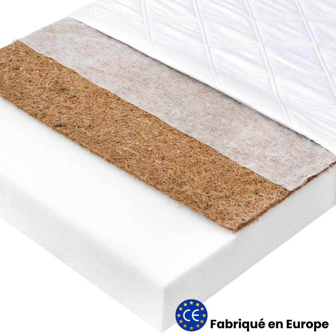 Matelas enfant Mousse &amp; coco 80x160cm