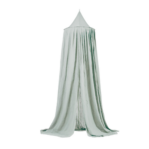 Baldacchino verde in cotone biologico