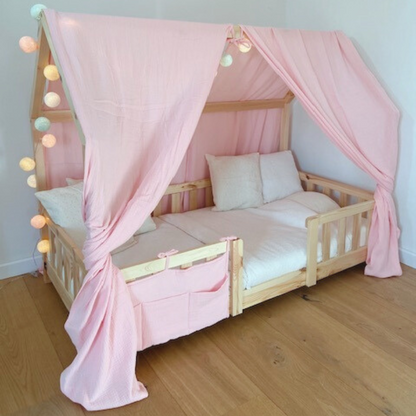 Ciel de lit cabane (lot de 2) pour une cabane fermée