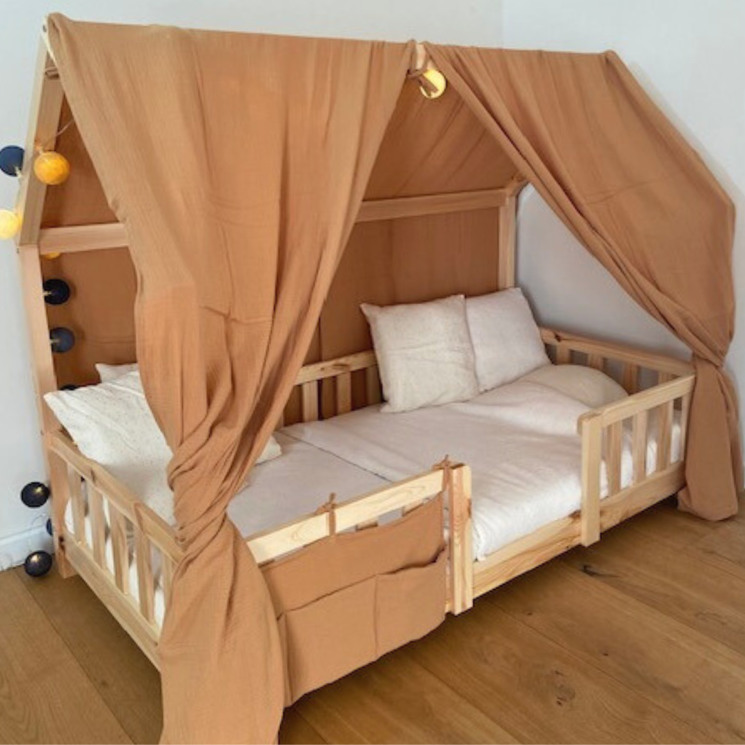 Ciel de lit cabane (lot de 2) pour une cabane fermée