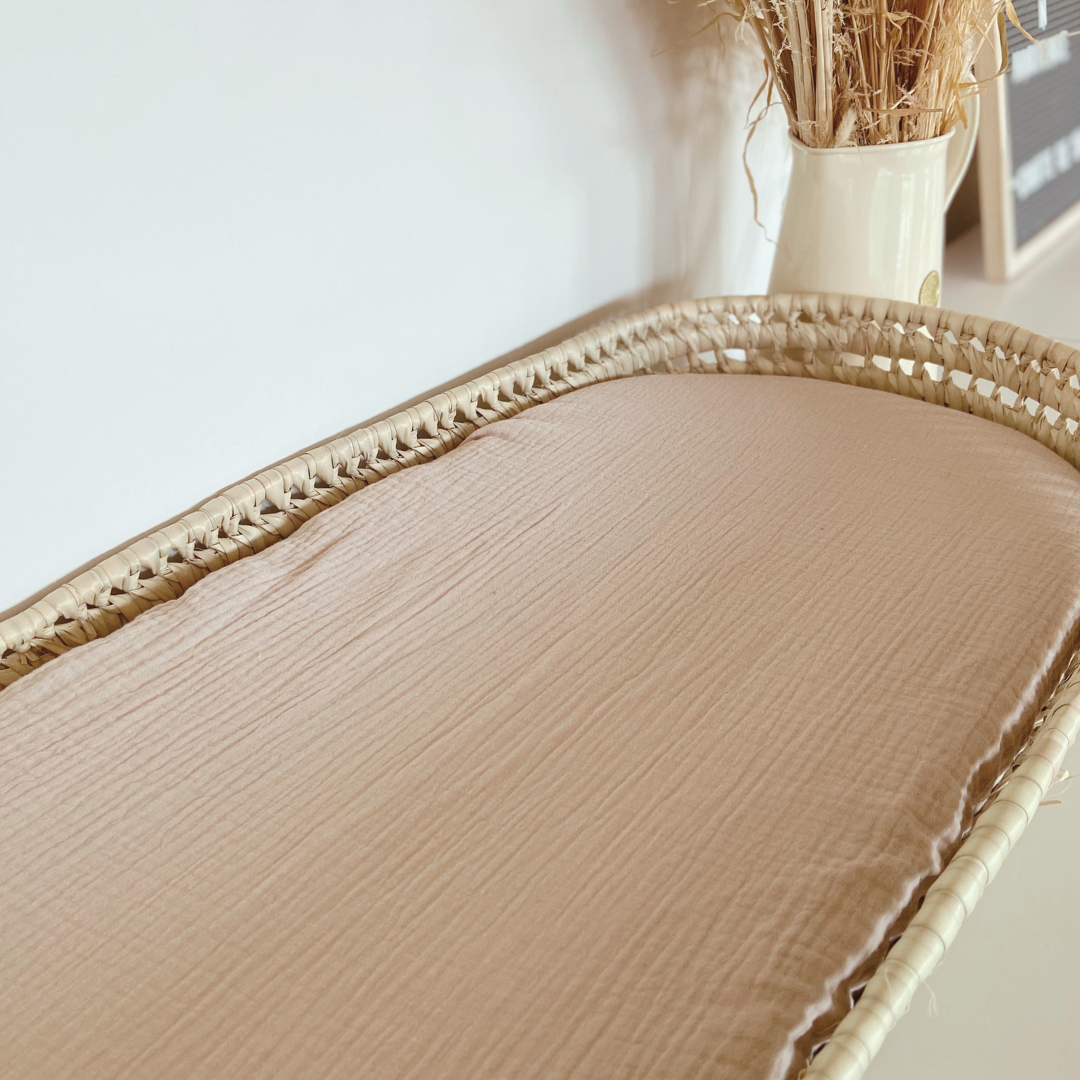 Panier à langer + matelas + housse couleur au choix