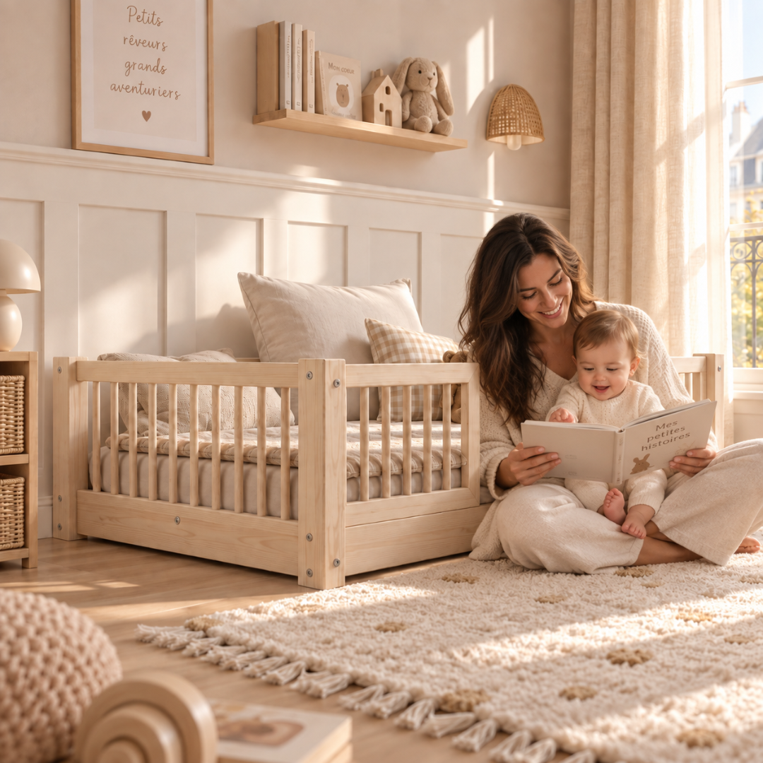 Lit enfant Alba avec entrée au milieu
