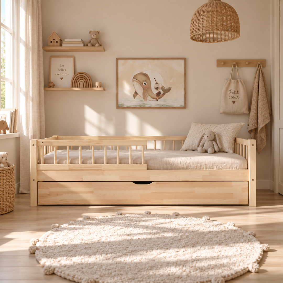 Lit enfant avec tiroir Brieuc